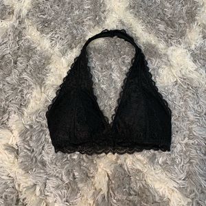 black bralette
